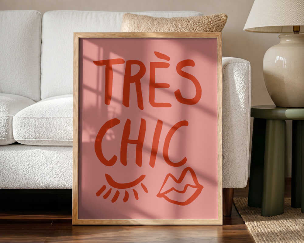 Très Chic Style Art Print UK — Abstract Minimal Wall Art — Office — Wall It All Prints