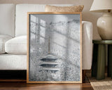 Snowy Japanese Pagoda Art Print UK — Japanese Calm Wall Art — Living Room — Wall It All Prints