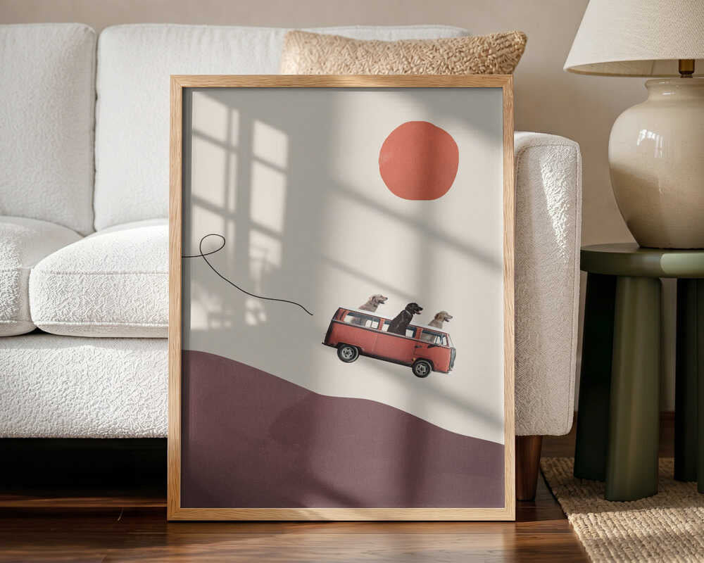 Adventure gang Art Print UK — Abstract Minimal Wall Art — Office — Wall It All Prints