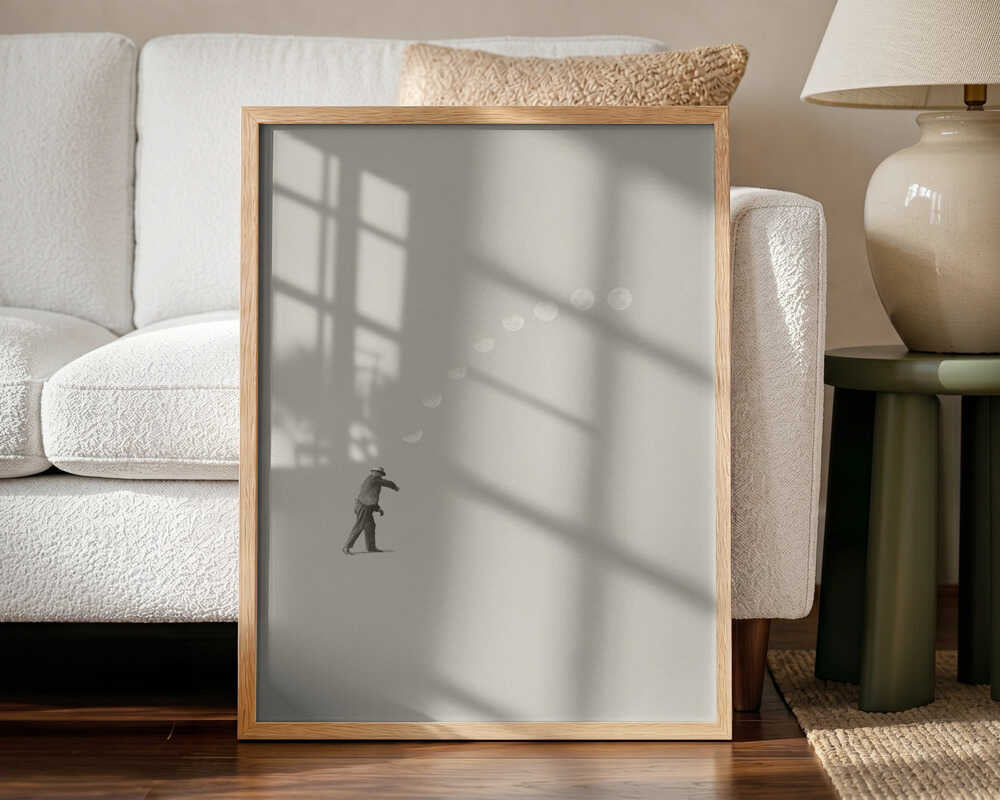 Lucky shot Art Print UK — Abstract Calm Wall Art — Bedroom — Wall It All Prints