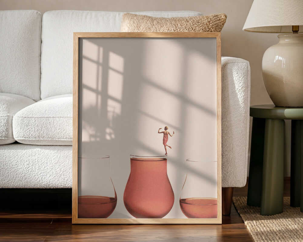 I prefer the full one Art Print UK — Portrait Minimal Wall Art — Office — Wall It All Prints