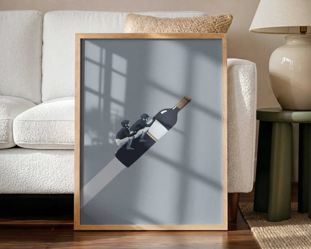 We ride until dawn Art Print UK — Abstract Minimal Wall Art — Kitchen — Wall It All Prints
