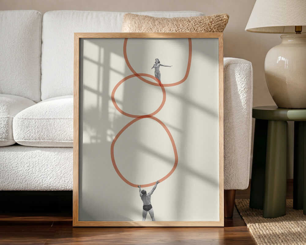 You make me feel everything Art Print UK — Abstract Minimal Wall Art — Office — Wall It All Prints
