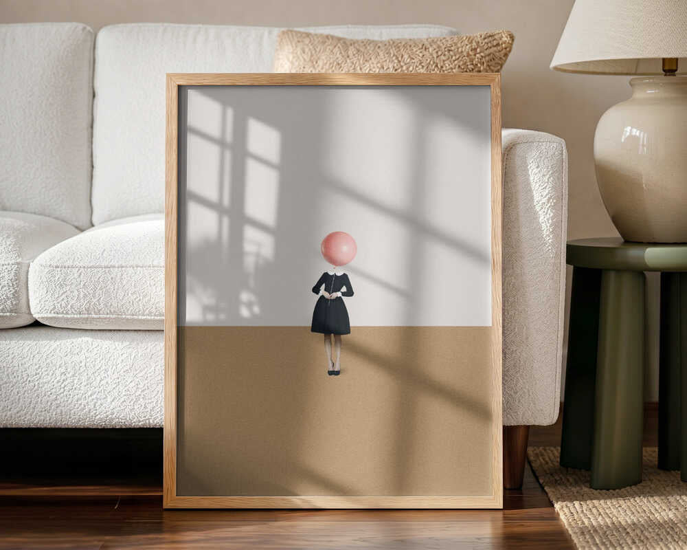 Obvious imperfections Art Print UK — Abstract Dark Wall Art — Office — Wall It All Prints