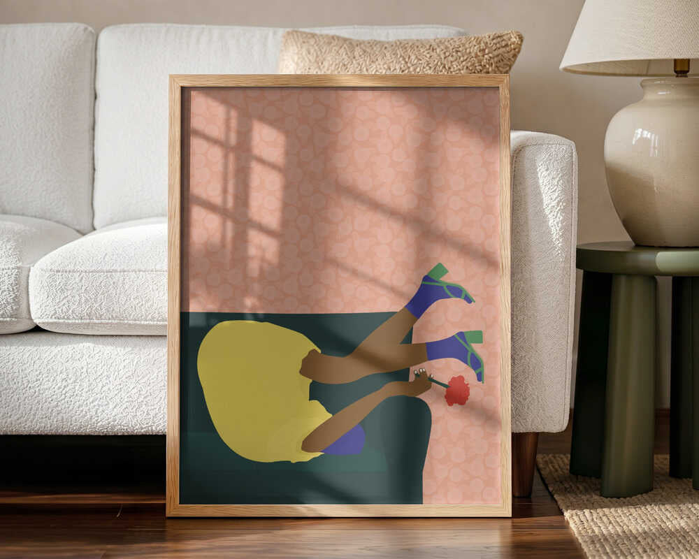 New Year's Eve Art Print UK — Botanical Vibrant Wall Art — Living Room — Wall It All Prints