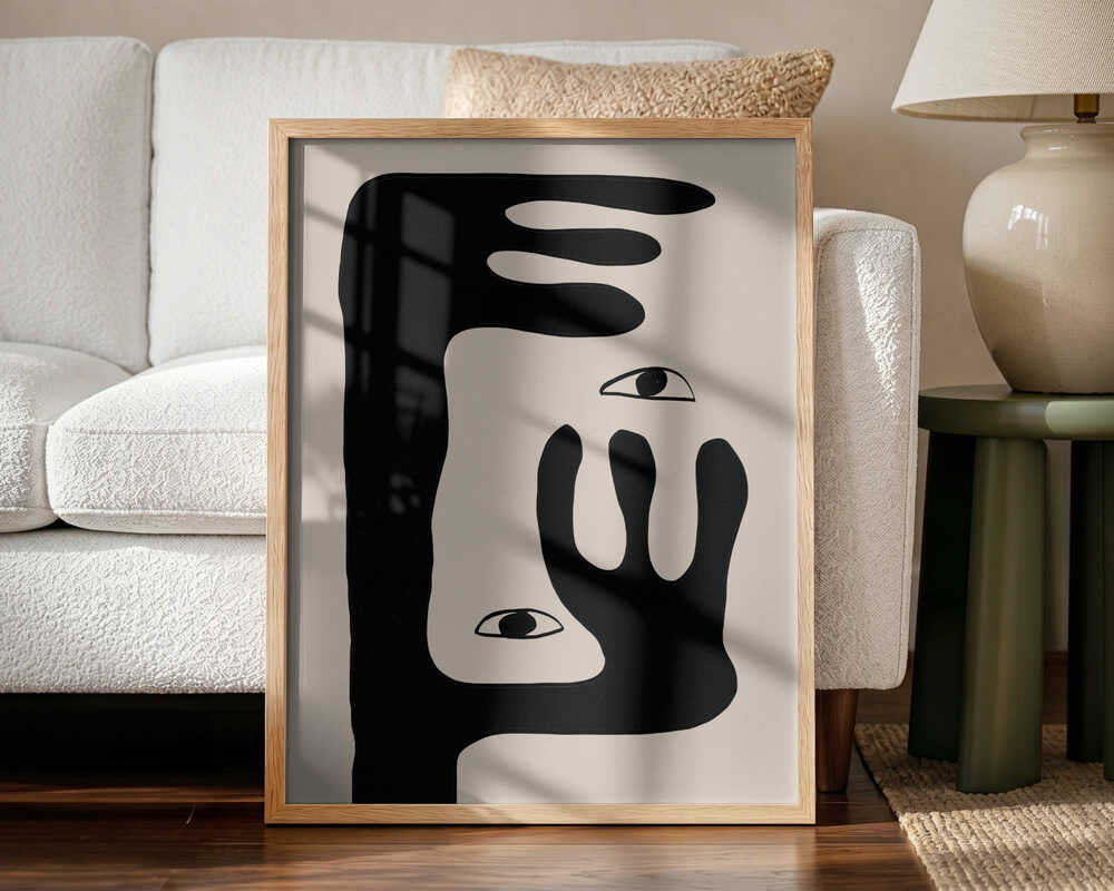 Surreal Gaze Art Print UK — Abstract Calm Wall Art — Office — Wall It All Prints