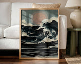 Celestial Wavescape Art Print UK — Japanese Vibrant Wall Art — Living Room — Wall It All Prints