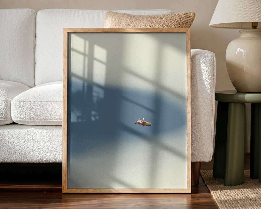 Happy memories Art Print UK — Abstract Calm Wall Art — Bedroom — Wall It All Prints