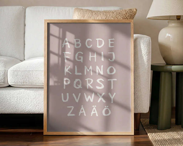Scandinavian Alphabet Letters Aminah Eleonora