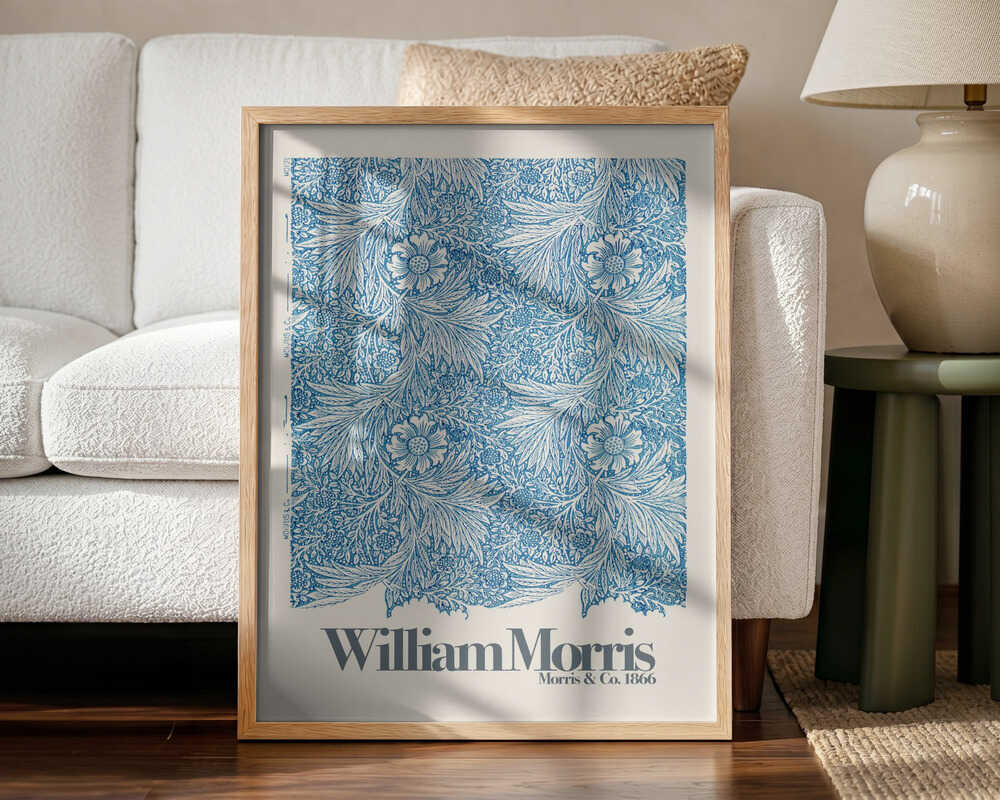 Marigold Art Print UK — Botanical Fresh Wall Art — Living Room — Wall It All Prints