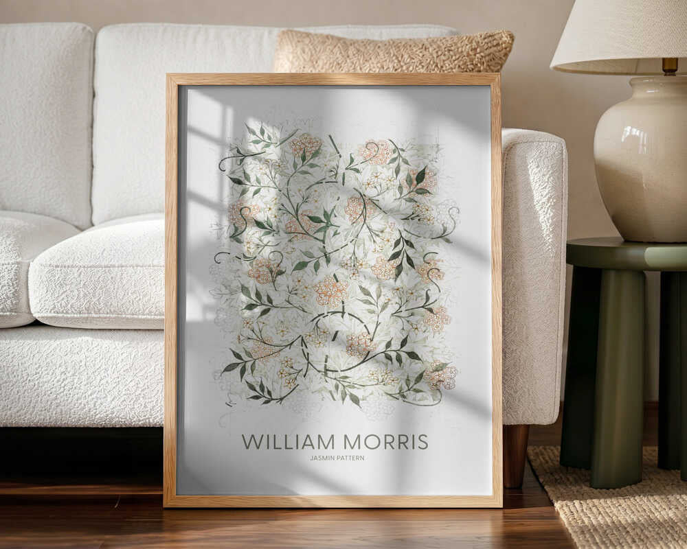 Jasmine Art Print UK — Botanical Vibrant Wall Art — Living Room — Wall It All Prints