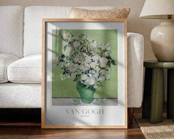 Roses Art Print UK — Botanical Fresh Wall Art — Living Room — Wall It All Prints