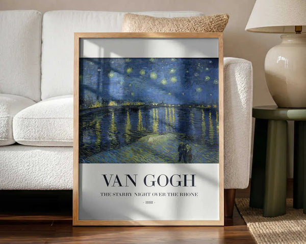 The Starry Night Over The Rhone Vincent Van Gogh