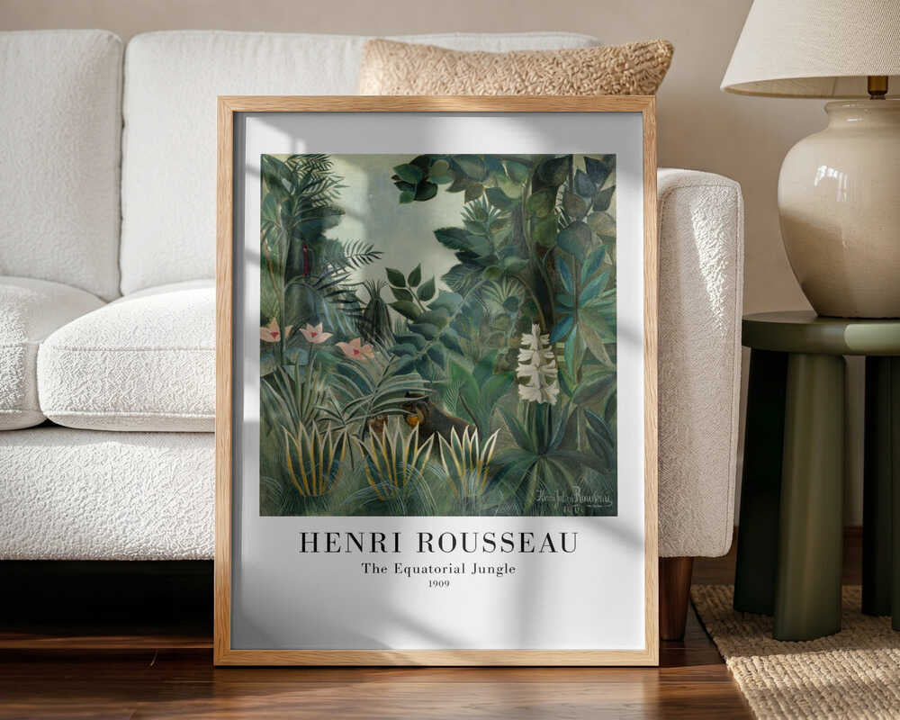 The Equatorial Jungle Art Print UK — Landscape Fresh Wall Art — Living Room — Wall It All Prints