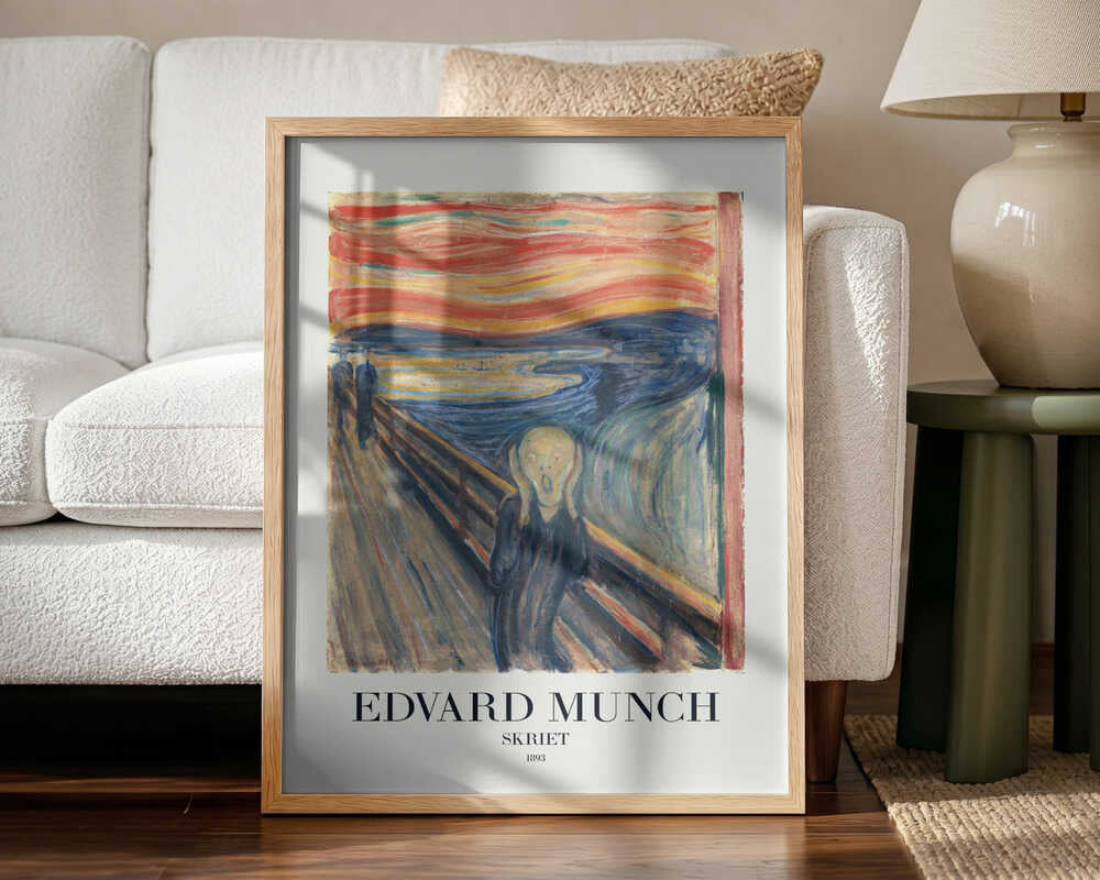 Skriet (The Scream) Art Print UK — Japanese Vibrant Wall Art — Living Room — Wall It All Prints