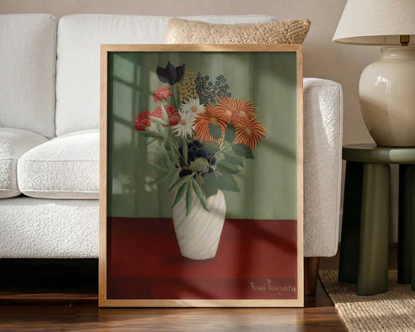 Bouquet De Fleurs Henri Rousseau