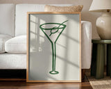 Classic Green Martini
