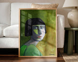 Green Bob Woman