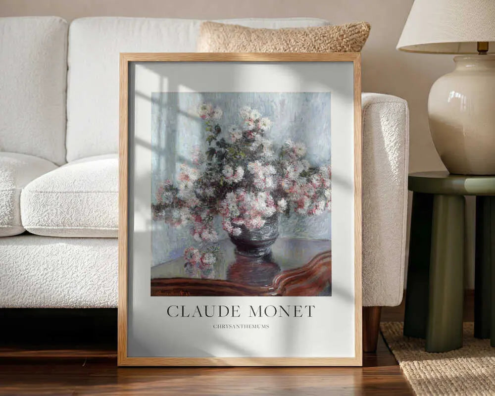 Chrysanthemums Claude Monet