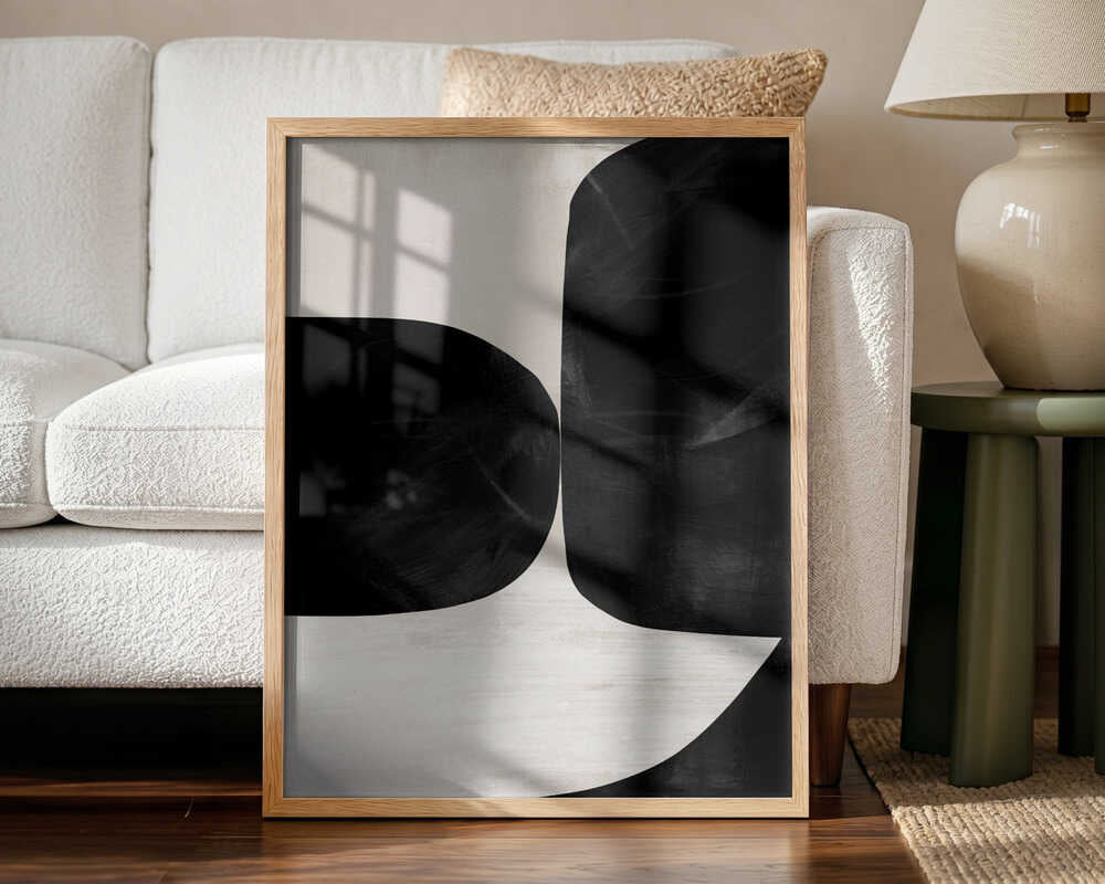 Night No2 Art Print UK — Abstract Dark Wall Art — Office — Wall It All Prints