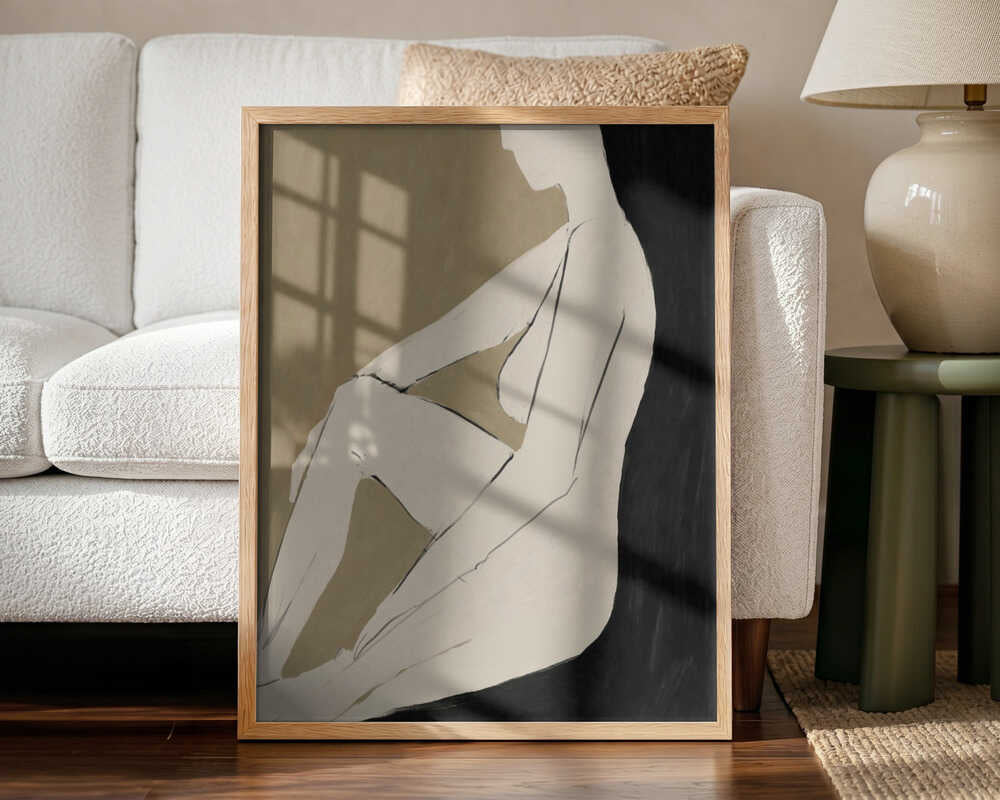 Chill Art Print UK — Abstract Minimal Wall Art — Office — Wall It All Prints
