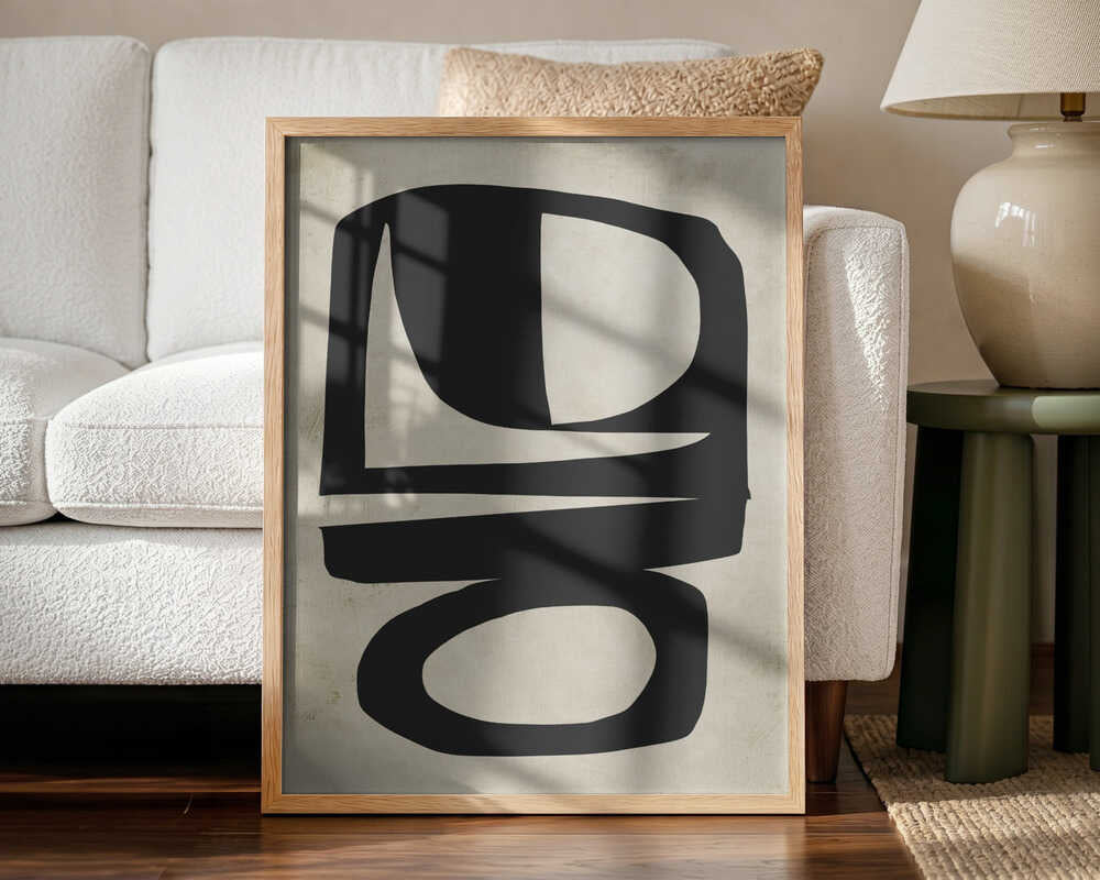 Chance Art Print UK — Abstract Minimal Wall Art — Office — Wall It All Prints