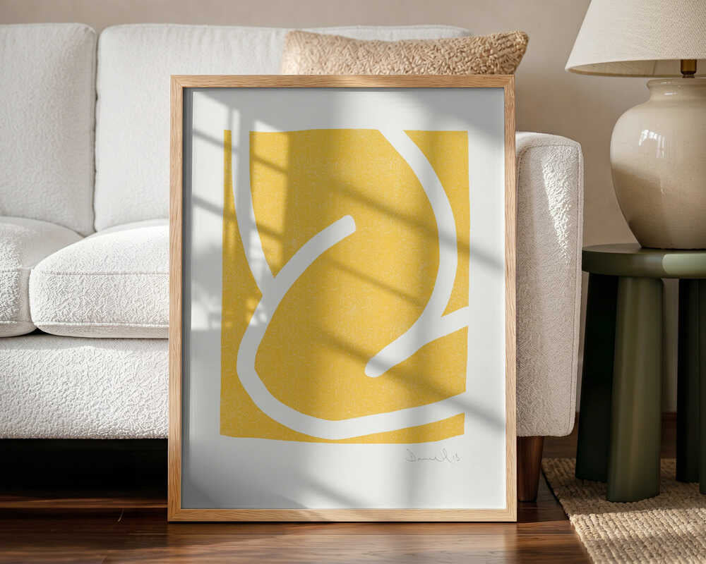 Mellow Art Print UK — Abstract Vibrant Wall Art — Office — Wall It All Prints