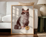 Retro Tennis Cat