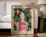 Woman In Tropical Garden
