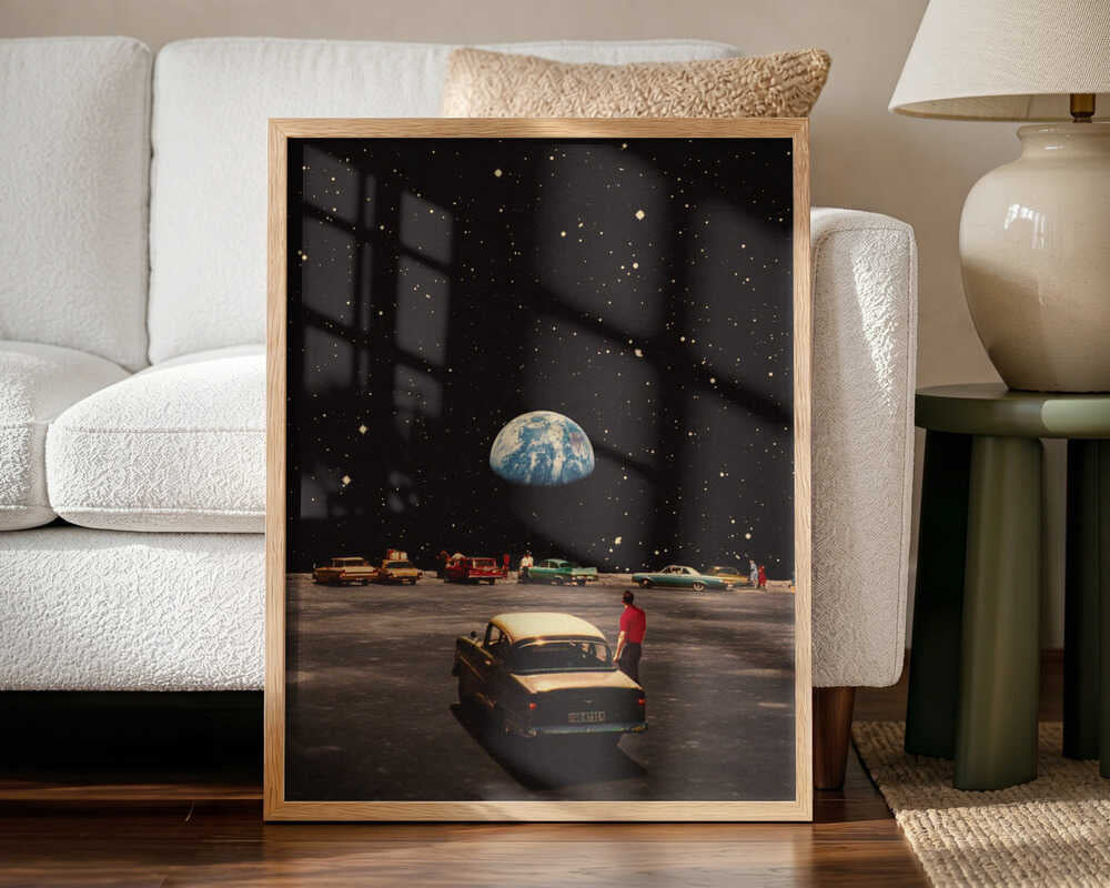 Missing Home Art Print UK — Botanical Dark Wall Art — Bathroom — Wall It All Prints