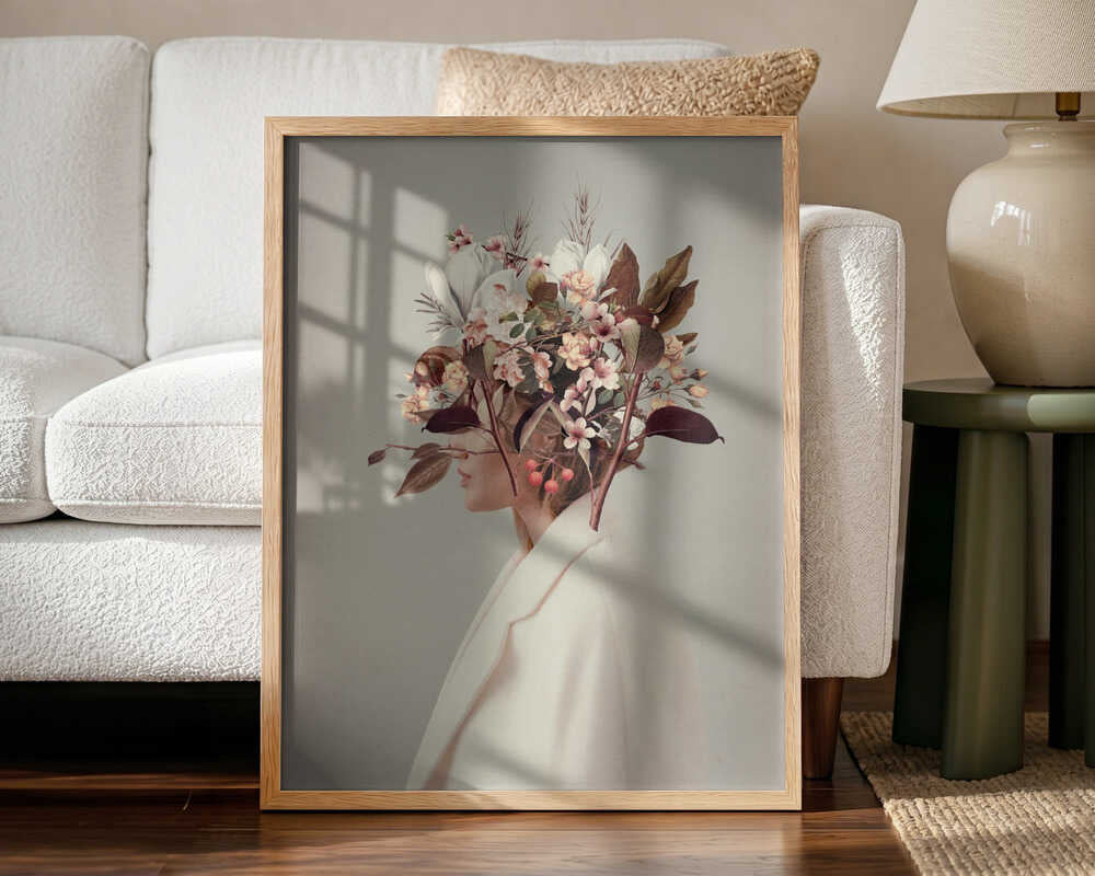 I Fell In Love With Fall Because of You Art Print UK — Botanical Minimal Wall Art — Office — Wall It All Prints