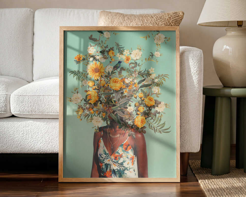 You Loved Me a Thousand Summers Ago Art Print UK — Botanical Vibrant Wall Art — Living Room — Wall It All Prints