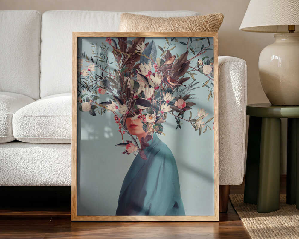 I Was Hidden but You Saw Me Art Print UK — Botanical Elegant Wall Art — Living Room — Wall It All Prints