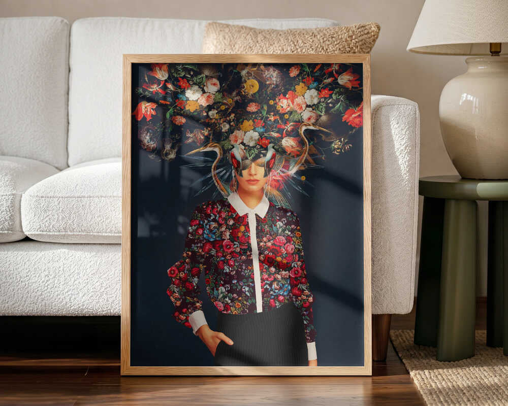 Your Head Was Full of Colours That Had No Names Art Print UK — Botanical Vibrant Wall Art — Living Room — Wall It All Prints
