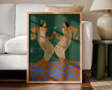 Mirror Art Print UK — Abstract Vibrant Wall Art — Kitchen — Wall It All Prints