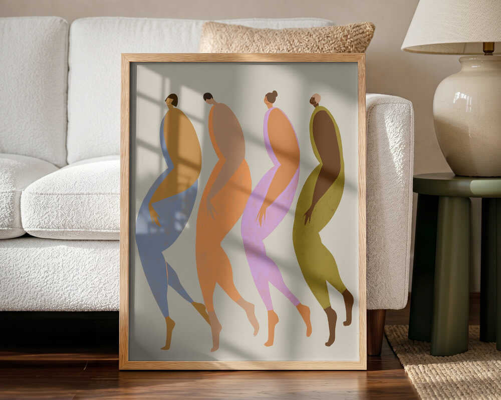 We The Giants Art Print UK — Portrait Vibrant Wall Art — Living Room — Wall It All Prints