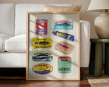 Vintage Seafood Cans