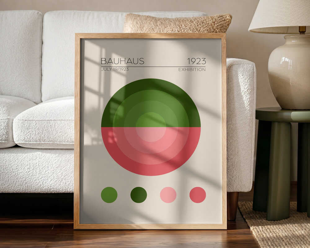 Geometric Harmony Art Print UK — Abstract Minimal Wall Art — Office — Wall It All Prints