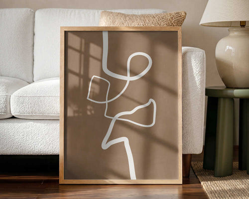 Abstract Flowing Line