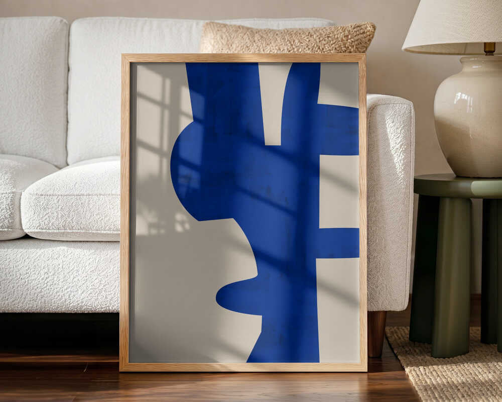 Organic Blue Shapes