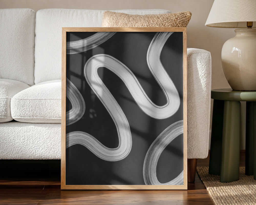 Wavy Lines Abstract