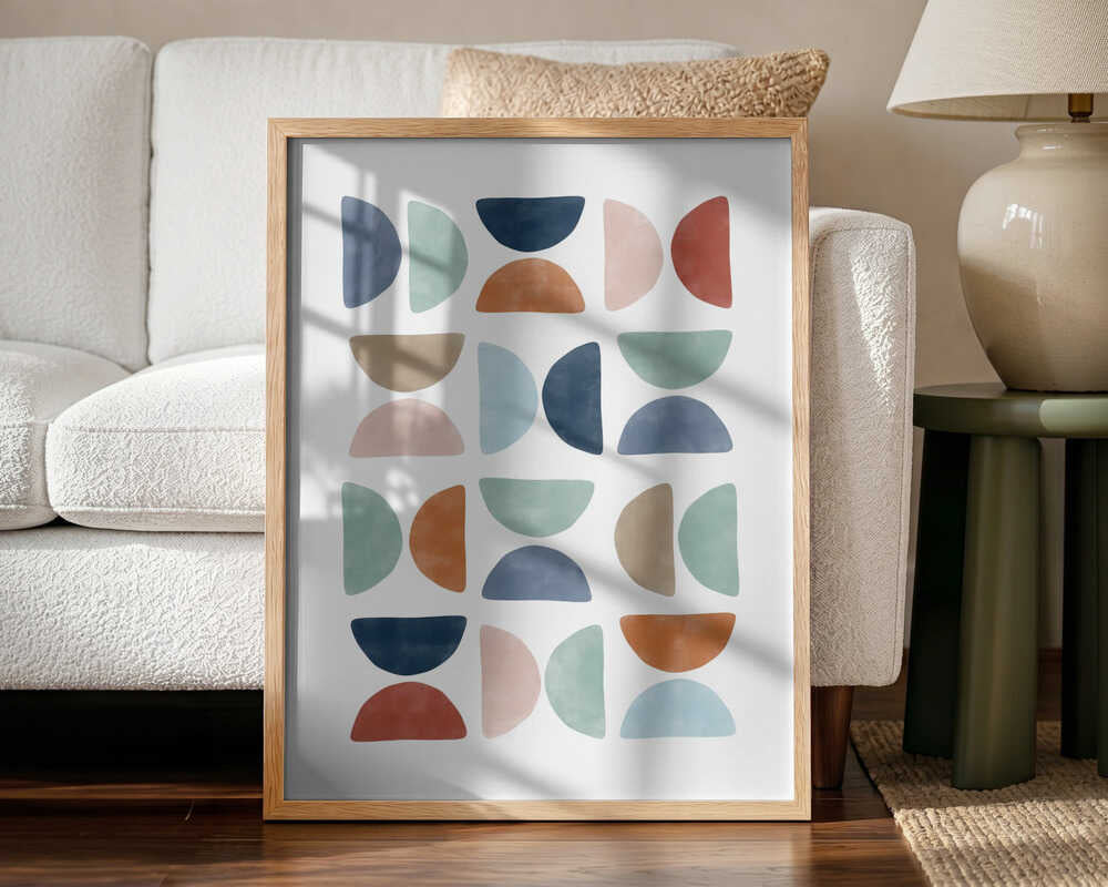 Muted Geometric Shapes