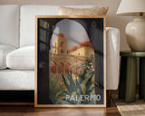 Palermo (Sicilia) Art Print UK — Vintage Vibrant Wall Art — Living Room — Wall It All Prints