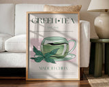 Fresh Green Tea Illustration