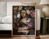 Mona Lisa Floral Smile