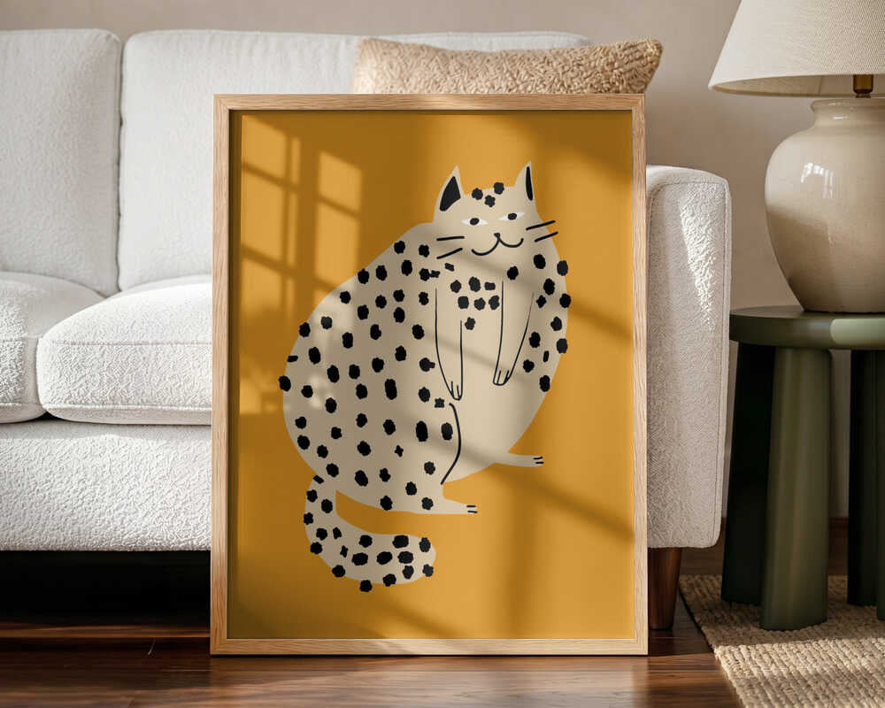 Happy Spotted Cat