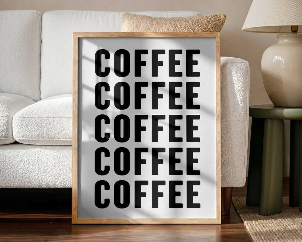 Endless Brew Joy Art Print UK — Abstract Vibrant Wall Art — Kitchen — Wall It All Prints