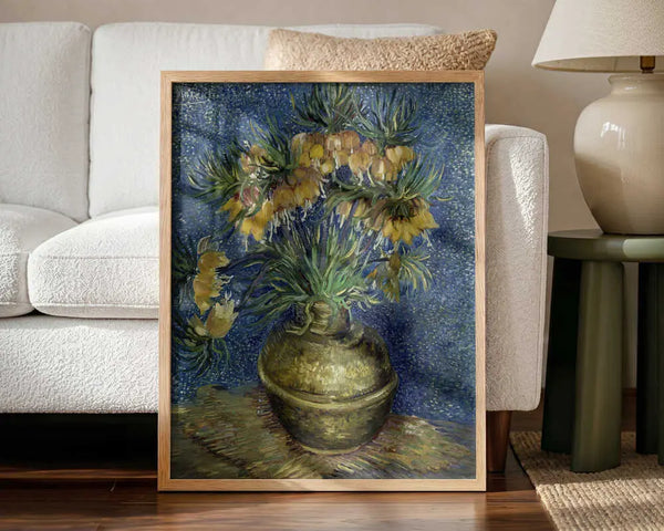 Vincent Van Gogh's Imperial Fritillaries In a Copper Vase (1887) Vincent Van Gogh