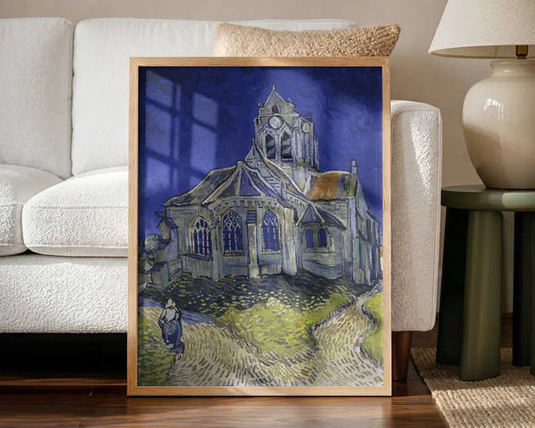 Vincent Van Gogh's the Church At Auvers (1890) Vincent Van Gogh