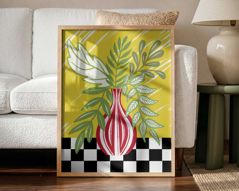 Vibrant Botanical Still Life Art Print UK — Botanical Vibrant Wall Art — Kitchen — Wall It All Prints